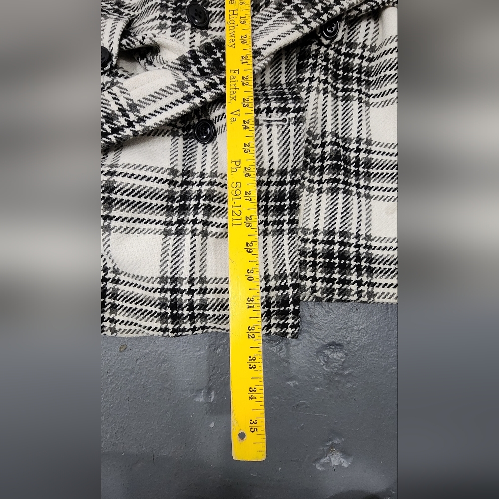 Croft & Barrow Button Coat With Belt Women's Large Petite - Picture 14 of 15